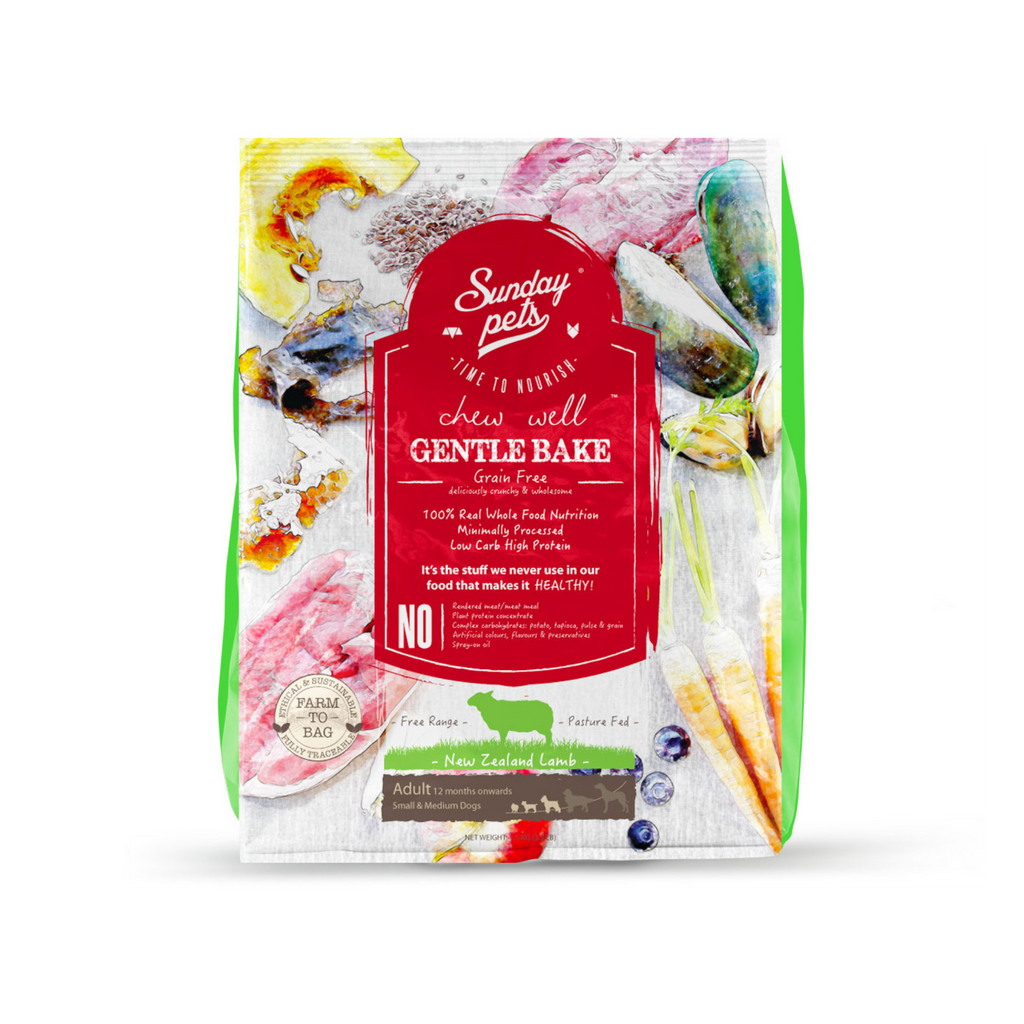 Hypoallergeen Hondenvoer met lamsvlees - Sunday Pets Gentle Bake 1,3kg