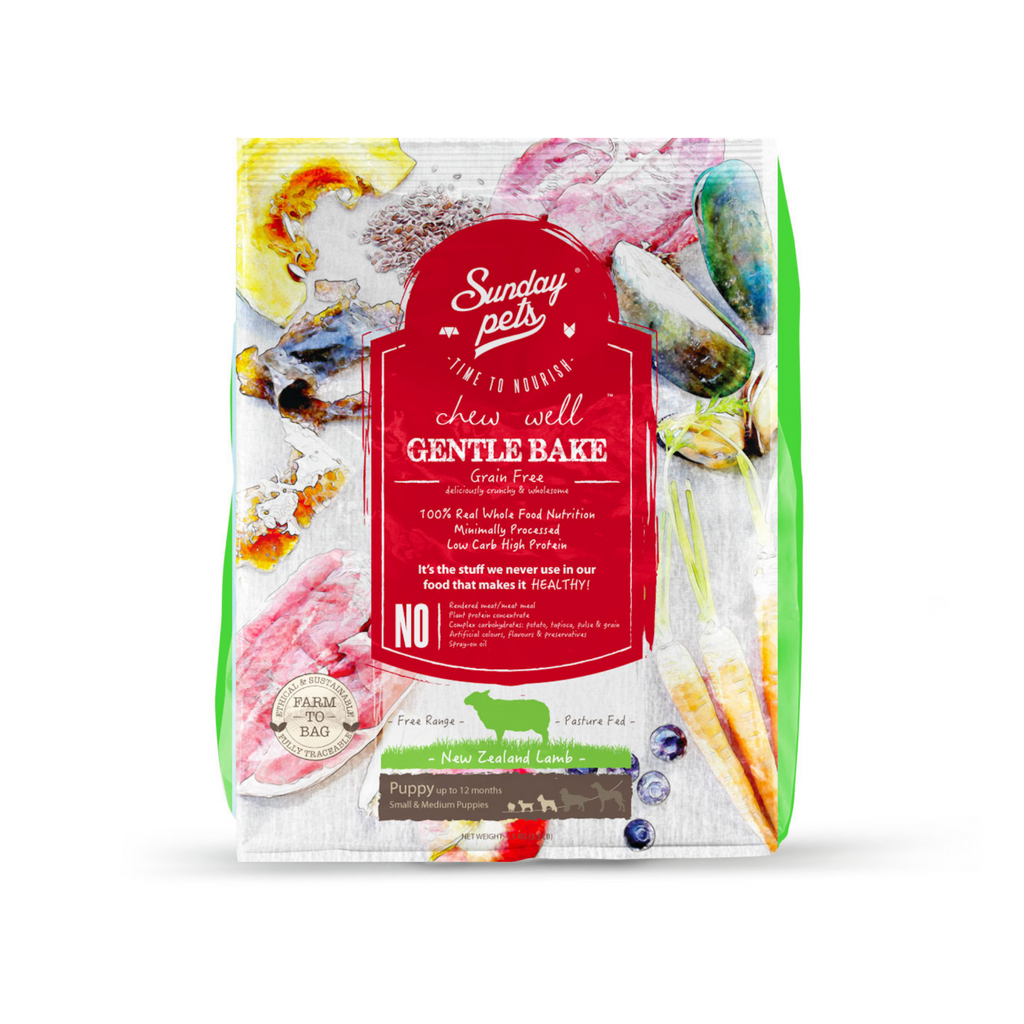 Puppy Hondenvoer met lamsvlees - Sunday Pets Gentle Bake 1,3kg